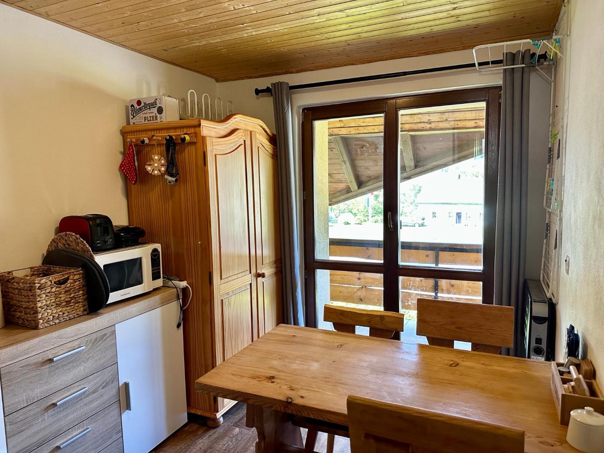 Apartmán s výhledem na Jezerní stěnu Železná Ruda Esterno foto