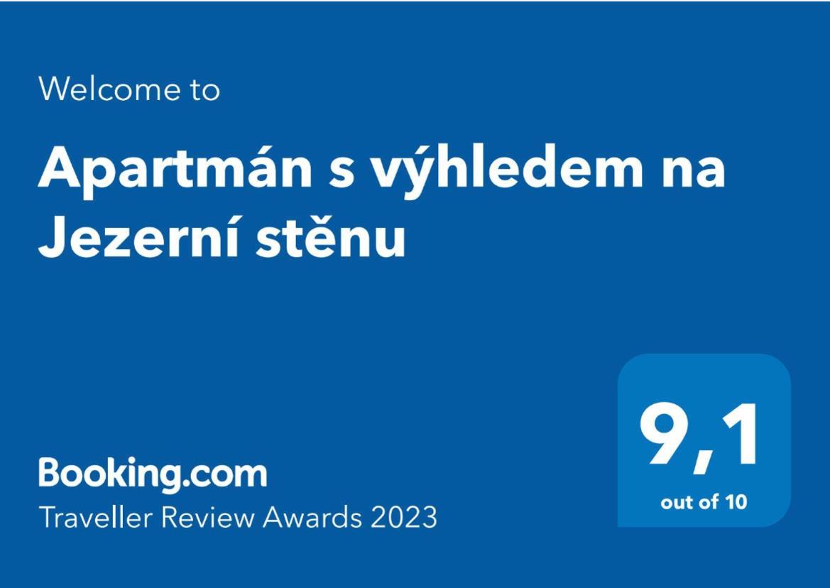 Apartmán s výhledem na Jezerní stěnu Železná Ruda Esterno foto